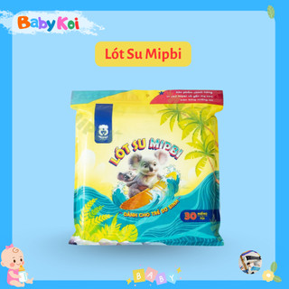 Lót Su Sơ Sinh Mipbi Túi 30 Miếng Kích Thước 22x22 cm
