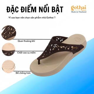Dép nữ quai xỏ ngónThái Lan đế cao 4cm chất cao su non êm chống trơn Monobo - Moniga 6