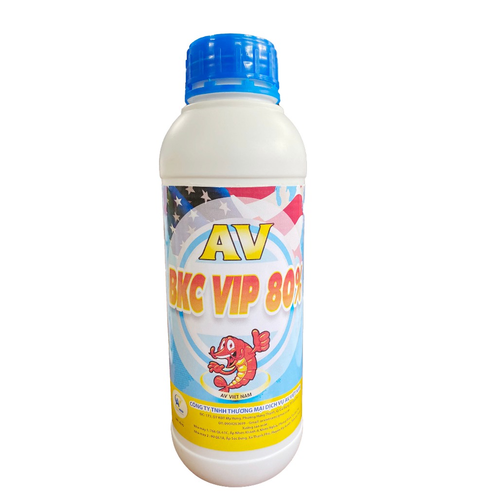 AV BKC VIP 80% – Diệt khuẩn, khử trùng nước ao nuôi tôm cá