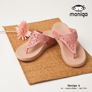 Dép nữ quai xỏ ngónThái Lan đế cao 4cm chất cao su non êm chống trơn Monobo - Moniga 6