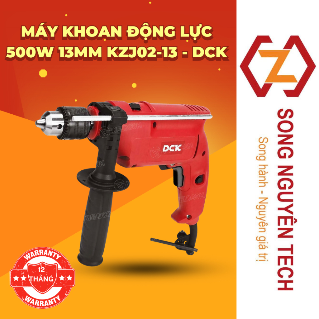 Máy khoan động lực 500W 13mm KZJ02-13 - DCK