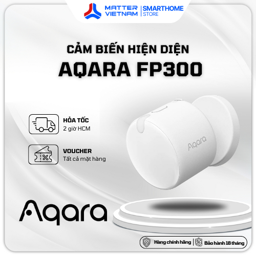 Aqara FP300 - Cảm Biến Hiện Diện Thông Minh Hoạt Động Với Pin CR2450, Zigbee Bluetooth Thread (Matte