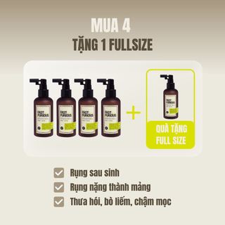  Mua 4 tặng 1  Liệu trình dưỡng da đầu mọc tóc giảm rụng cải thiện mật độ tóc với xịt mọc tóc Vyvyhaircare V 750ml 
