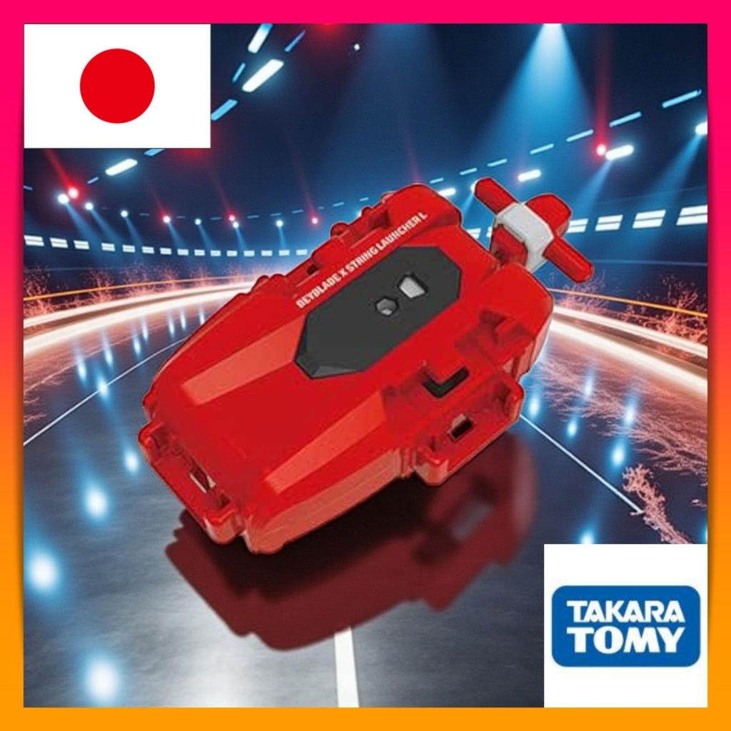 Takara Tomy BEYBLADE X BX-47 String Launcher L Red Ver.