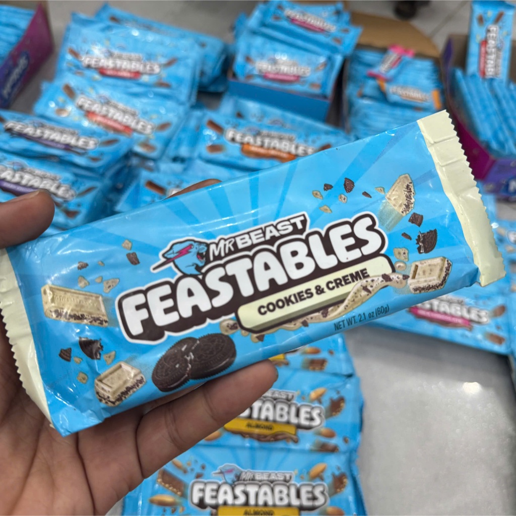 [Hàng móp] Socola Feastables MrBeast 35g - Kẹo Socola Thanh MrBeast Feastables 35g/60g
