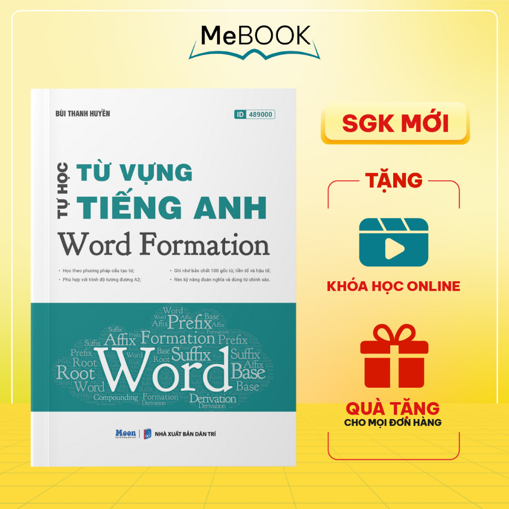 Sách Tự học Từ vựng Tiếng Anh - Word Formation | Me Book