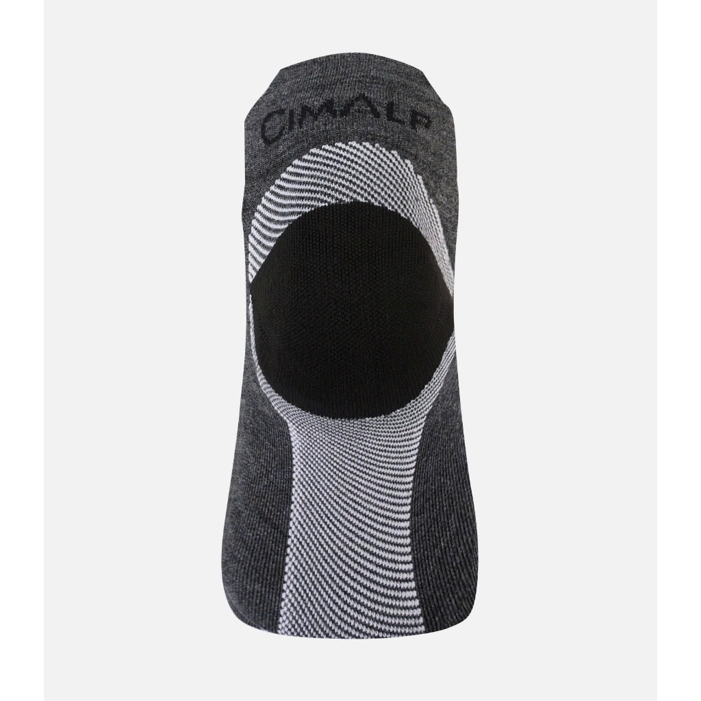 Vớ/tất thể thao chạy bộ thành phố và địa hình CIMALP RUN LOW 2 - CA.I624719.GRI