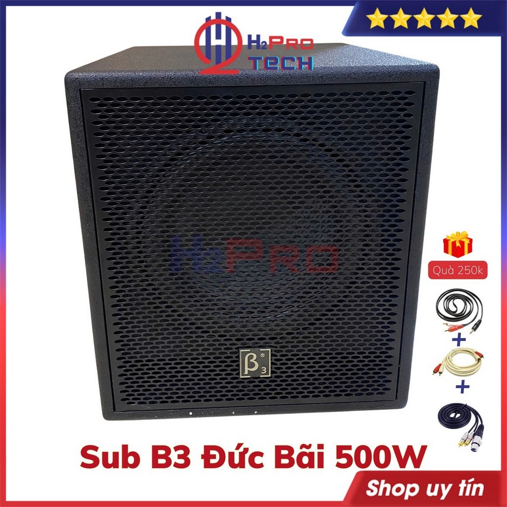 Loa Sub Điện Bass 30 B3 Bãi 500W Nguồn Xuyến, Đánh Lực, Sâu Tiếng, Loa Trầm Karaoke Gia Đình - H2pro