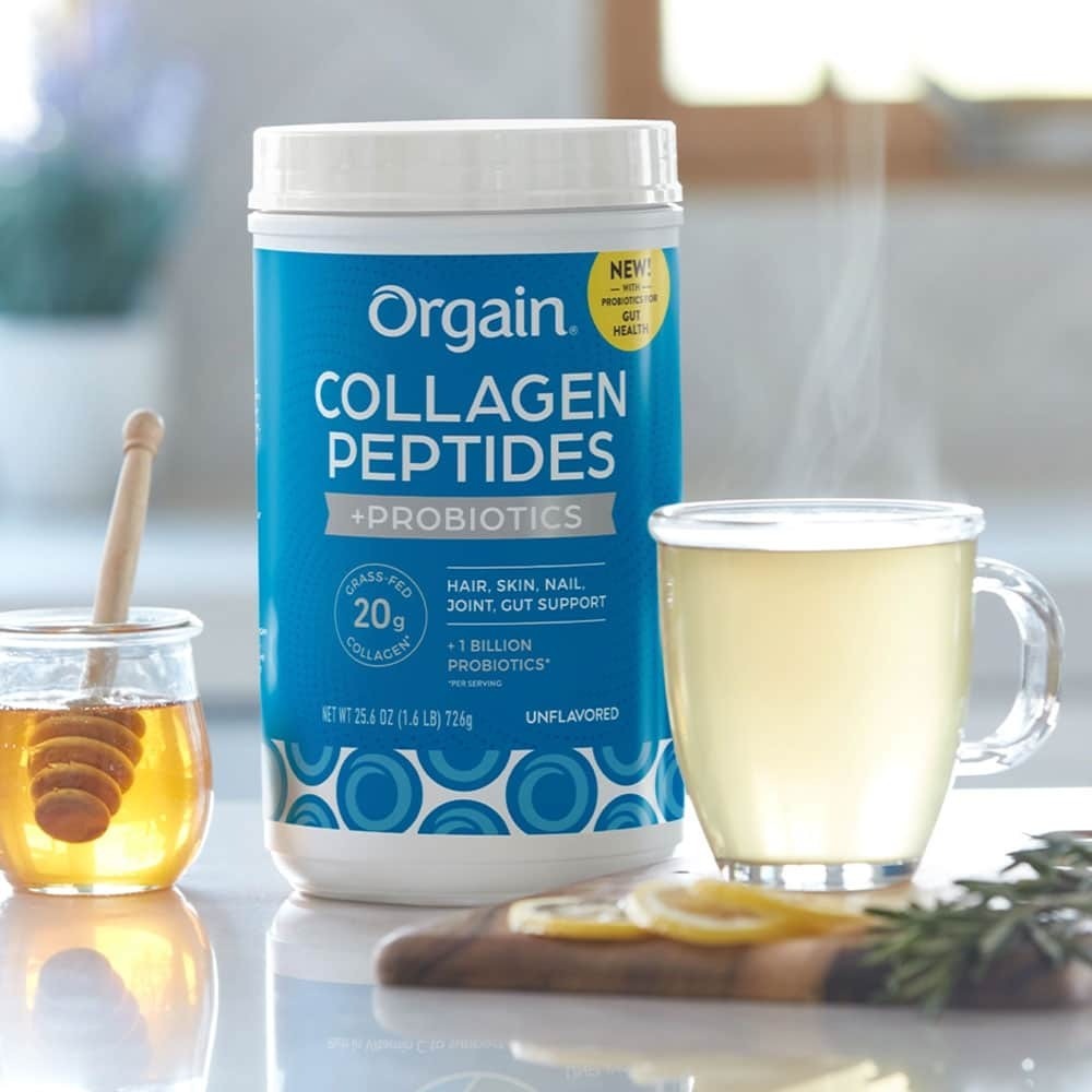 Orgain Collagen Peptides + Probiotics, Unflavored, 726g