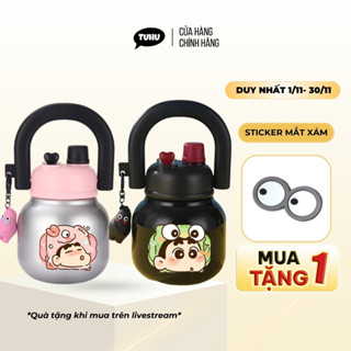  Bình giữ nhiệt Funkey có ống hút 600ml giữ nóng lạnh 6-8 tiếng inox 316 có lõi lọc trà tiện lợi – TUHUHOUSE 