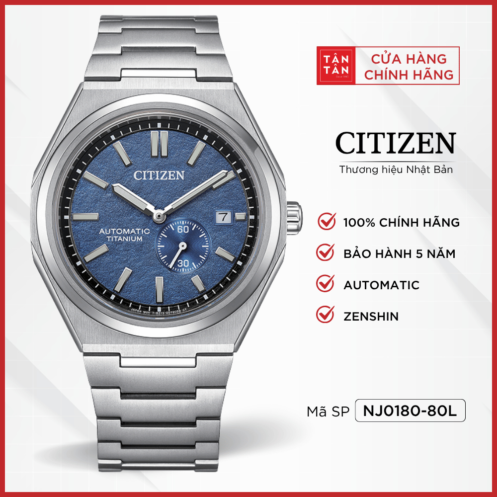Đồng Hồ Nam Citizen Zenshin NJ0180-80L Automatic 40.5mm - Đồng Hồ Tân Tân