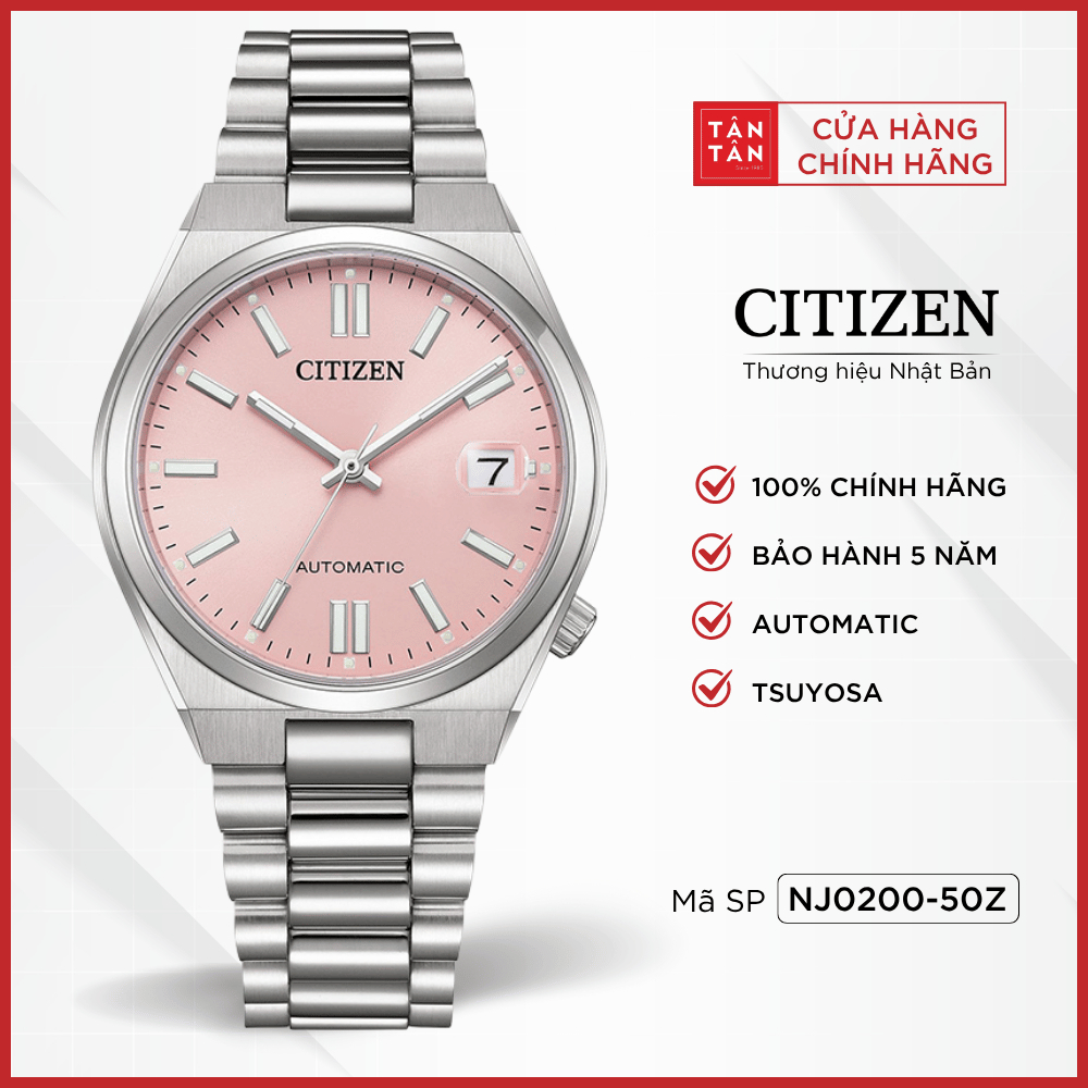 Đồng Hồ Unisex Citizen Tsuyosa NJ0200-50Z Automatic 37mm - Đồng Hồ Tân Tân
