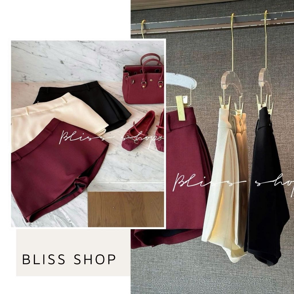 [Bản Cao Cấp] Chân Váy Dáng Quần Ngắn Form Chữ A Tôn Dáng Trẻ Trung Sang Chảnh Bliss Shop - CV541