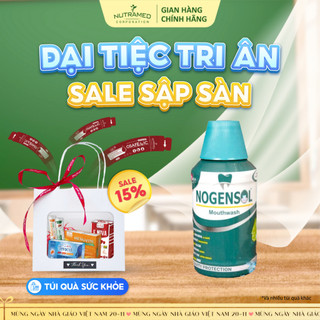  Nước súc miệng Nogensol Mouthwash hỗ trợ làm sạch răng miệng sạch toàn diện  300ml  