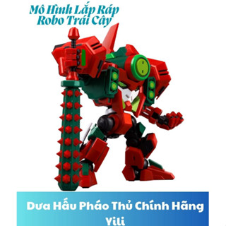   Sẵn Hàng  Mô Hình Lắp Ráp Dưa Hấu Chuỳ Vương Robo Trái Cây Chính Hãng Yili 