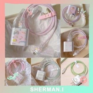 5 trong 1 Bộ sạc bảo vệ Vỏ sạc Cáp nhanh Bộ chuyển đổi cho dây bảo vệ dây sạc 18w/20w-SN