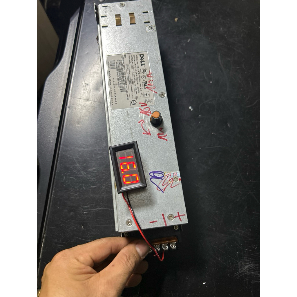 Nguồn server dell 700w chỉnh áp 12v đến 16v 57A chân đầu ra tổ ong