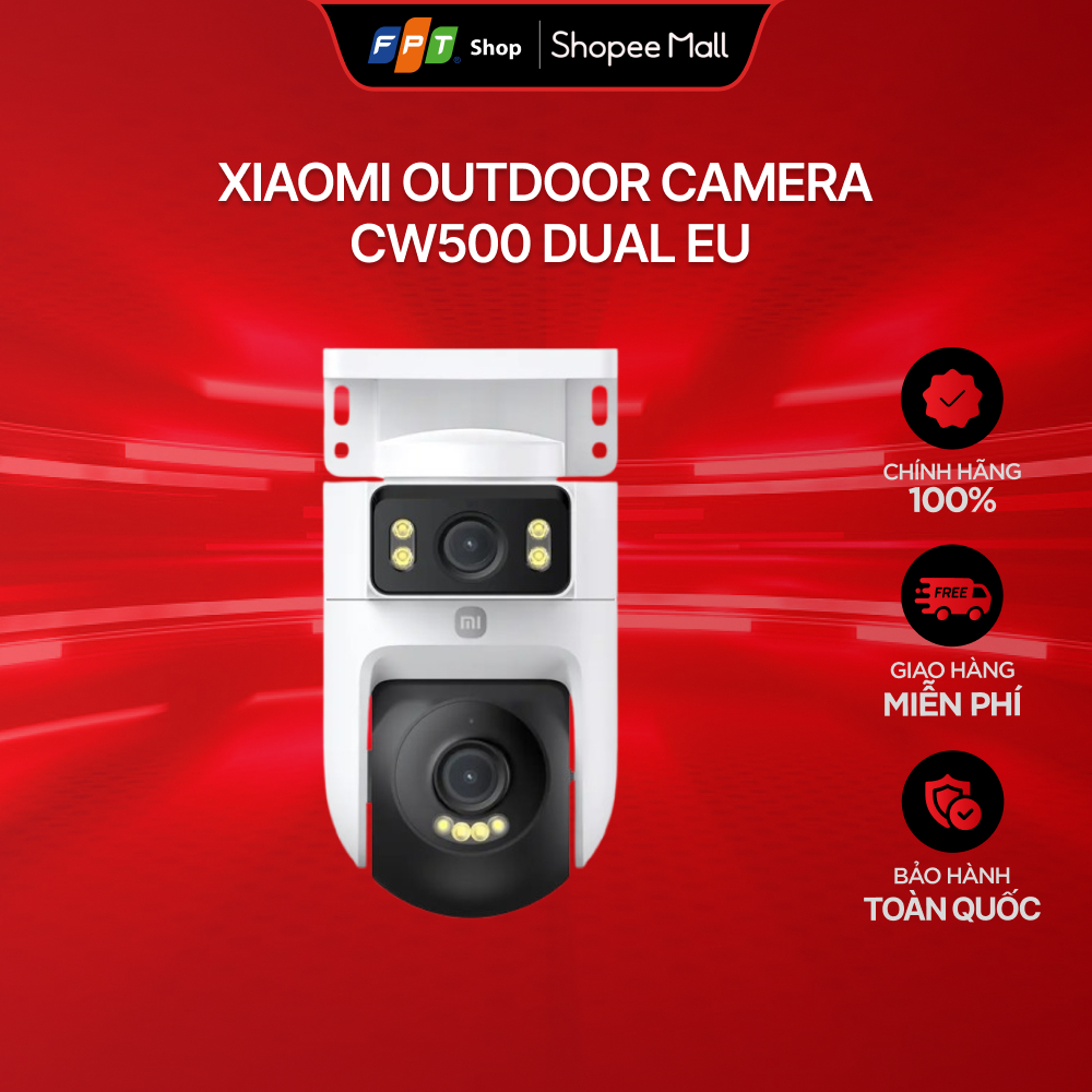 [Chỉ GH tận nơi] Camera IP ngoài trời 4MP Xiaomi CW500 Dual