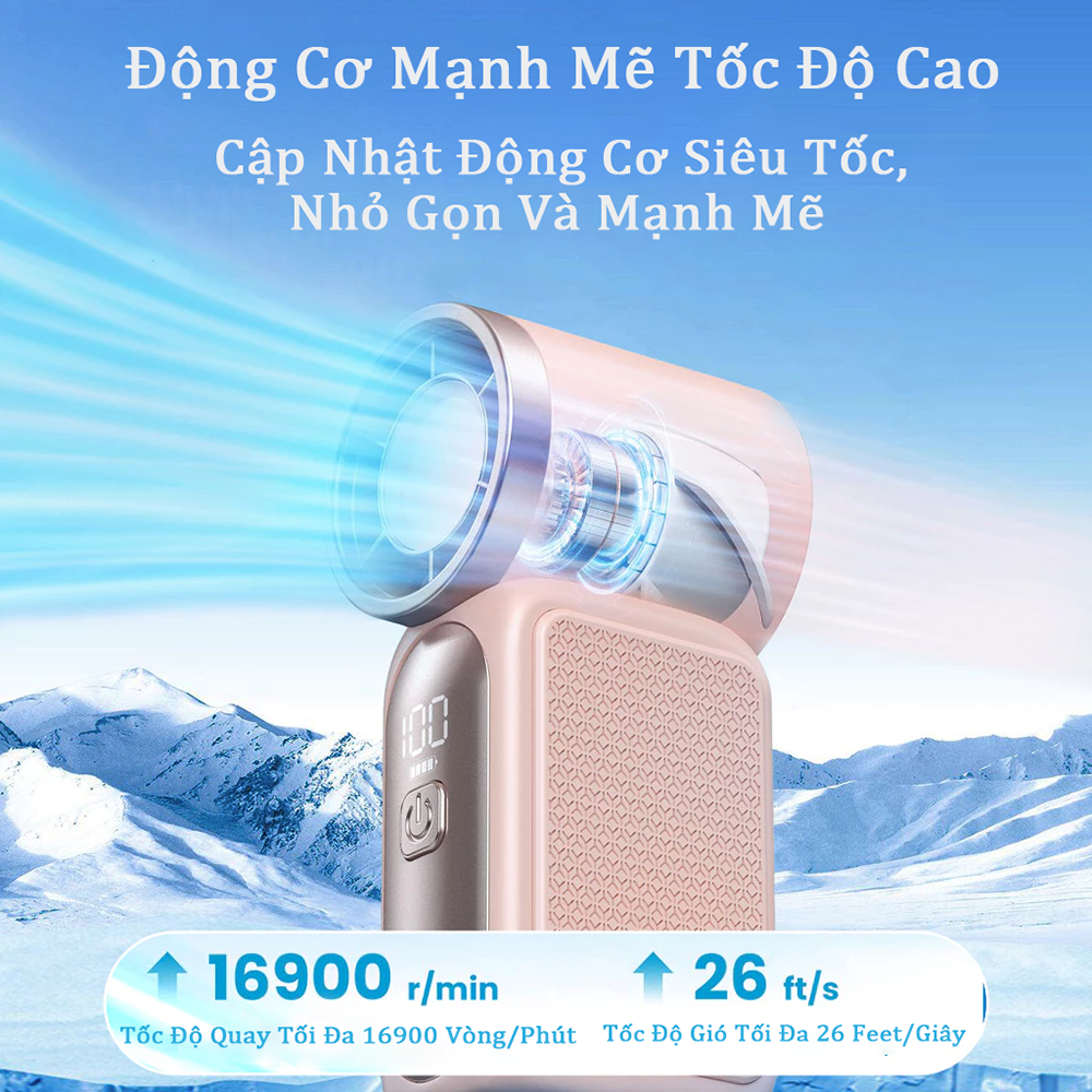 【Quat nhð nhat nam 2026】 Man LED, quat mini di dong, và sur dung duoc 8 gio,Quat manh me và yên finh | BigBuy360 - bigbuy360.vn