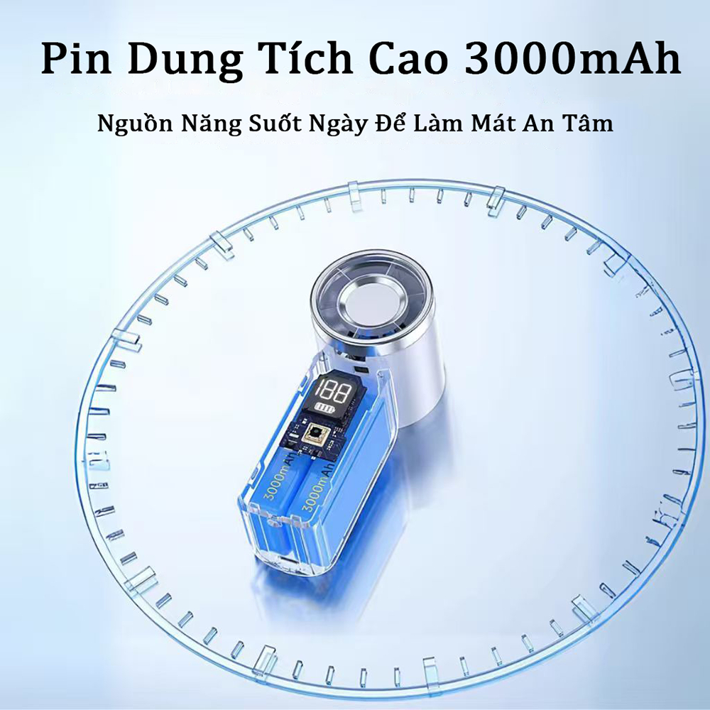 【Quat nhð nhat nam 2026】 Man LED, quat mini di dong, và sur dung duoc 8 gio,Quat manh me và yên finh | BigBuy360 - bigbuy360.vn