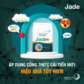  BỊCH 1kg CÁM JADE MỸ  46% ĐẠM Thức ăn cao cấp không đục nước cho lươn cá vàng cá guppy betta la hán 