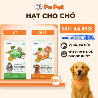 Thức Ăn Hạt Cho Chó Soft Balance Gói 1.2kg Hỗ Trợ Tiêu Hóa Cho Mọi Lứa Tuổi Vị Vịt và Cá Hồi