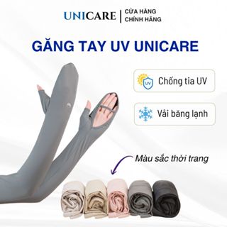 Găng tay chống nắng Unicare UPF50+, găng tay chống tia UV co giăn thoáng khí, chất vải lụa cao cấp