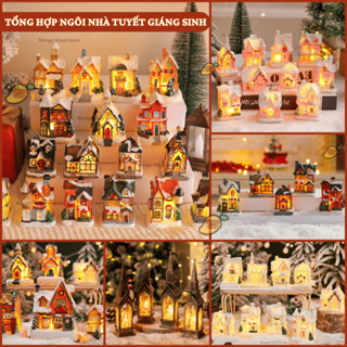   50+ Mẫu  Mô Hình Ngôi Nhà Nhỏ Có Đèn Trang Trí Tiểu Cảnh Quà Tặng Giáng Sinh Noel 