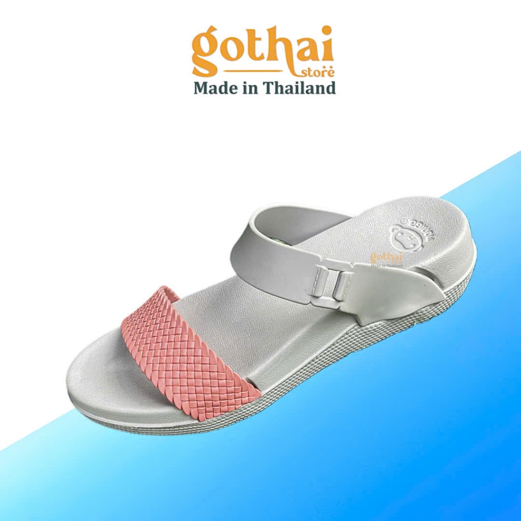 Dép nữ Thái lan thời trang đế cao 4cm chất cao su non êm chống trơn Moniga 7.7