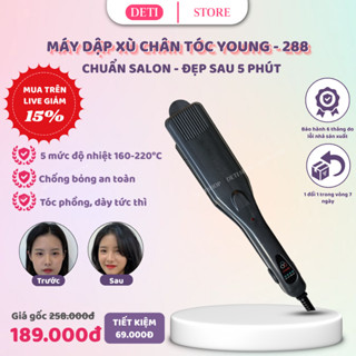  Máy dập xù DETI bấm xù  bấm phồng tạo kiểu tóc làm phồng chân tóc bản to cao cấp young - 288 DETI SHOP 
