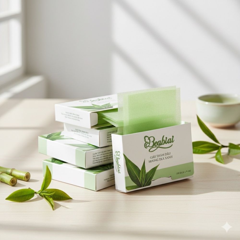 Ảnh 4 của Giấy Thấm Dầu BEABIAI kiểm soát nhờn hiệu quả, hút nhờn tức thì, làm sạch da mịn màng 100 tờ/ gói