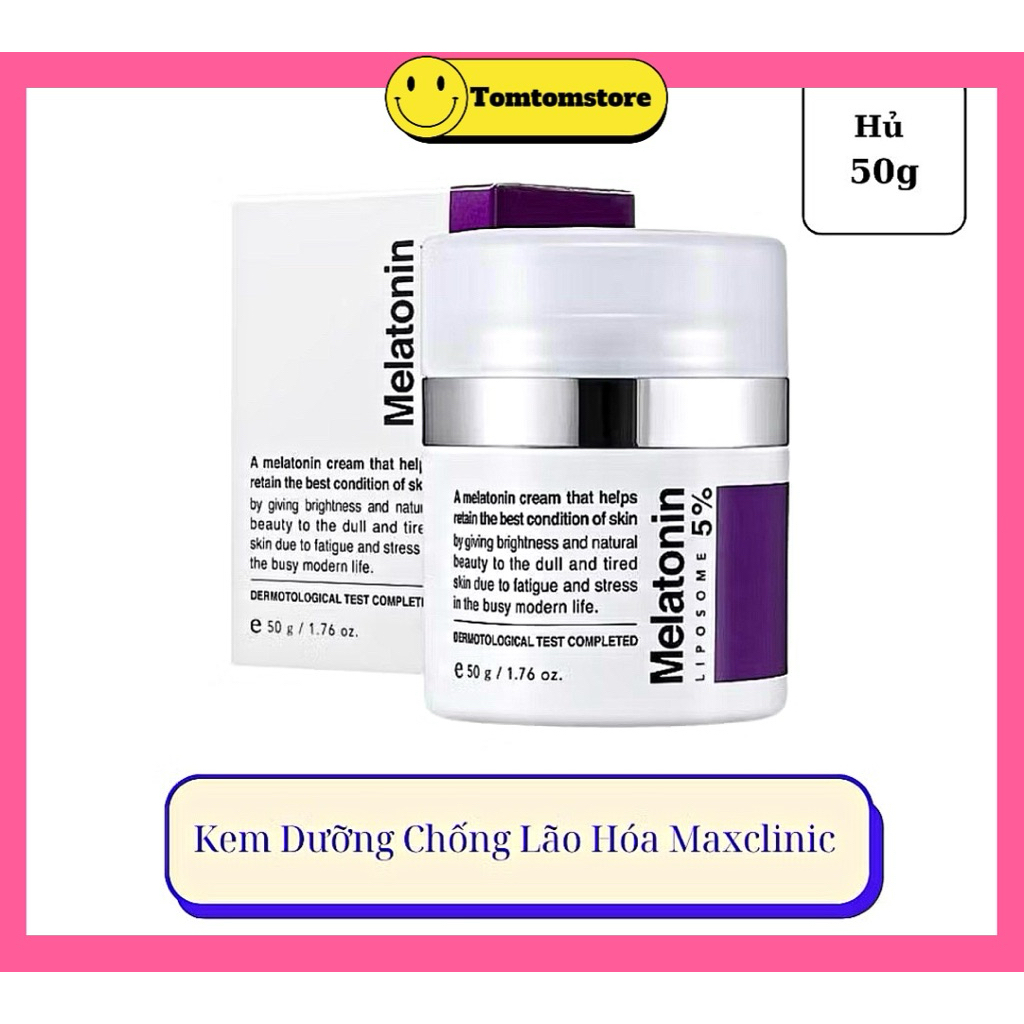 Kem Dưỡng Chống Lão Hóa Maxclinic Time Return Melatonin Cream 50g Chính Hãng Có Tem Phụ