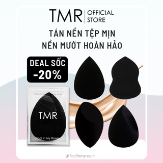  Mút Trang Điểm TMR Black chất liệu bông mút trang điểm tạo lớp nền căng bóng tự nhiên 