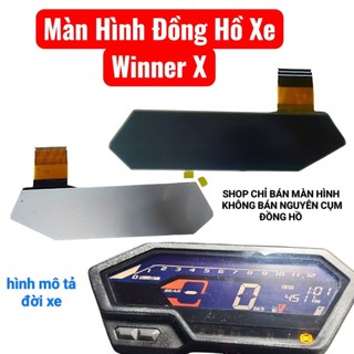 Màn hình đồng hồ xe Winner X và V2 V3 hiển thị báo xăng báo số