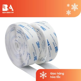   5 mét  Băng dính gai nhám dán xé  KEO SẴN  Velcro Keo dán rèm cửa dán vải đồ nội thất 