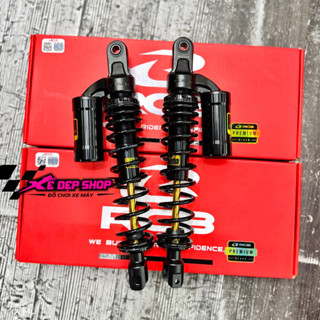  phuộc RCB MB2 gắn SHVN Wave Dream AB Future Sirius Jupiter - có bình dầu đen ty vàng 