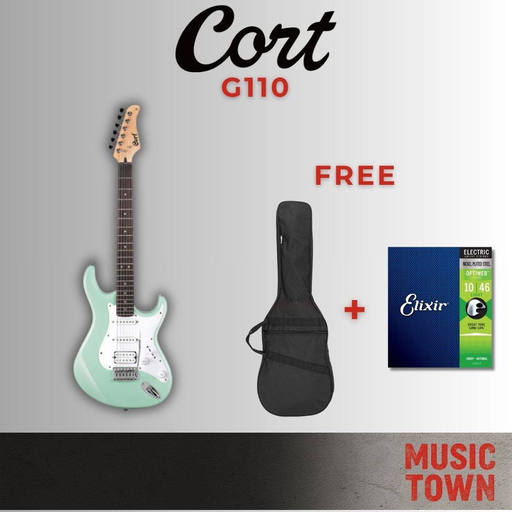 Đàn Guitar Điện Cort G110 Stratocaster HSS Chính Hãng Tặng Kèm Phụ Kiện