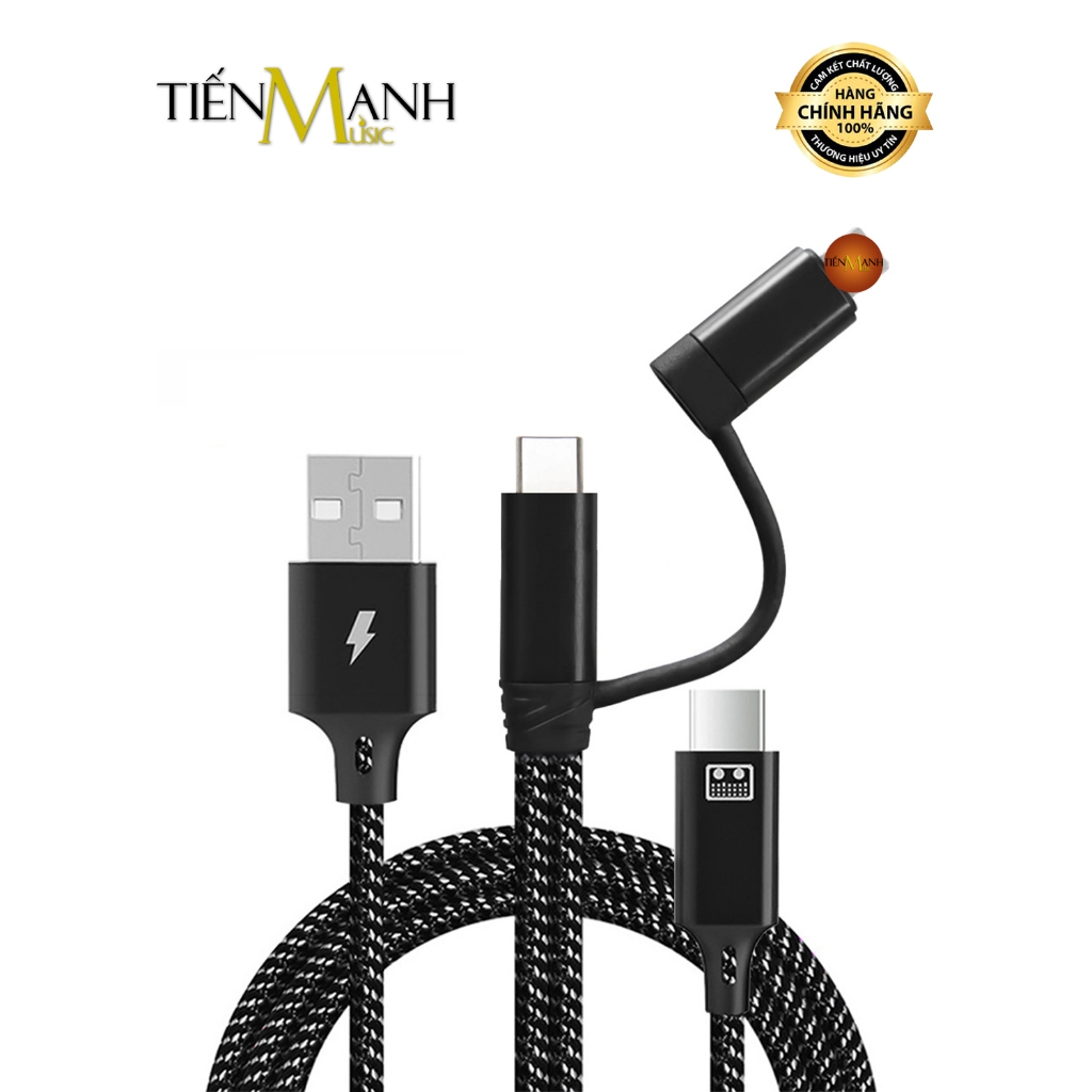 Dây Cáp Thu Âm Live Stream LT04-LC - Nối Micro, Soundcard, Box Live Vào Điện Thoại, Có Cổng OTG, Vừa