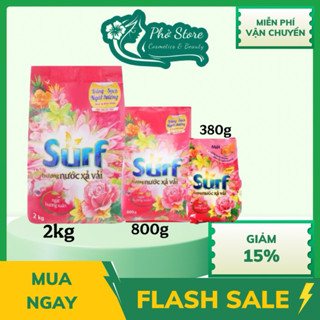  Bột Giặt Surf Ngát Hương Xuân 2kg,800g,380g Tiện Dụng 