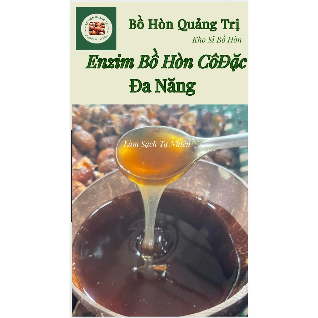 Enzim Bồ Hòn Cô Đặc Đa Năng Rửa Bát Giặt Đồ  Lau Sàn