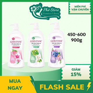  Sữa Tắm Trắng Da Hương Nước Hoa Gervenne 900g 600g 450g 