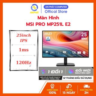  Màn Hình MSI PRO MP251 E2  MP251   MP242L  24.5 inch - IPS - FHD - 100Hz- 1ms - speaker  