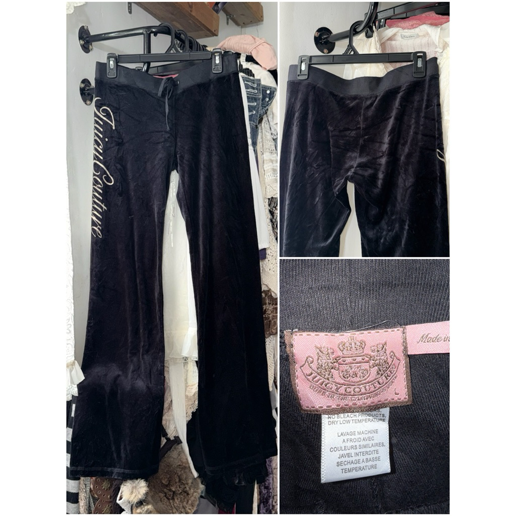 [2hand_thrift] Quần nhung JUICY COUTURE L