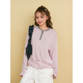  MÌ - ÁO TAY DÀI SỌC NGANG - NINI STRIPED TOP 
