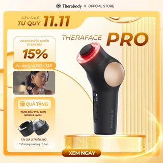  THERABODY Máy Massage Nâng Cơ Mặt Theraface Mát-xa Rung Trị Liệu Đèn LED Giảm Vết Nhăn Chống Lão Hóa_Bảo Hành 1Năm 
