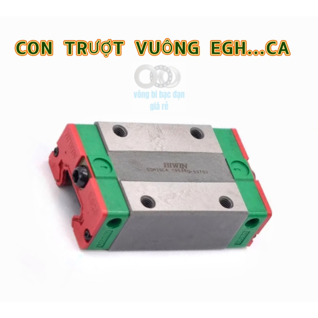 Block con trượt vông EGH15-20CA Theo Tiêu Chuẩn HIWIN