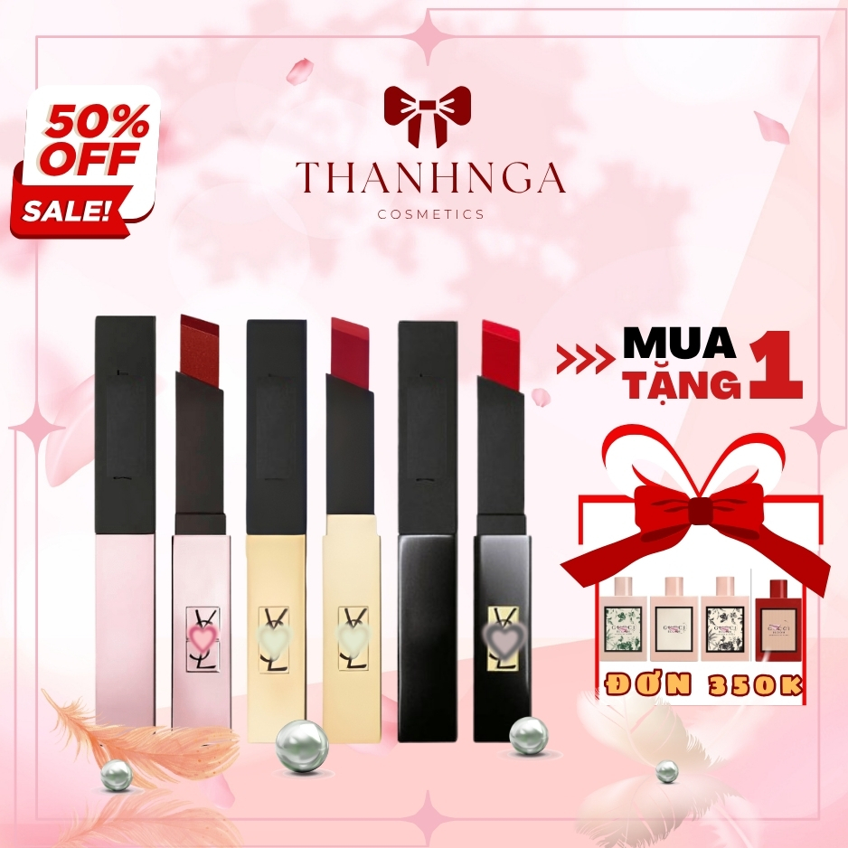 Son Y$L Shine Rouge Voulupte Shine full size 3.2G, Son dưỡng Y$L màu đỏ hồng tươi tắn