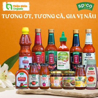Tổng Hợp Các Loại Tương Ớt Tương Cà Gia Vị Nấu Ăn SPICO Không Chất Bảo Quản