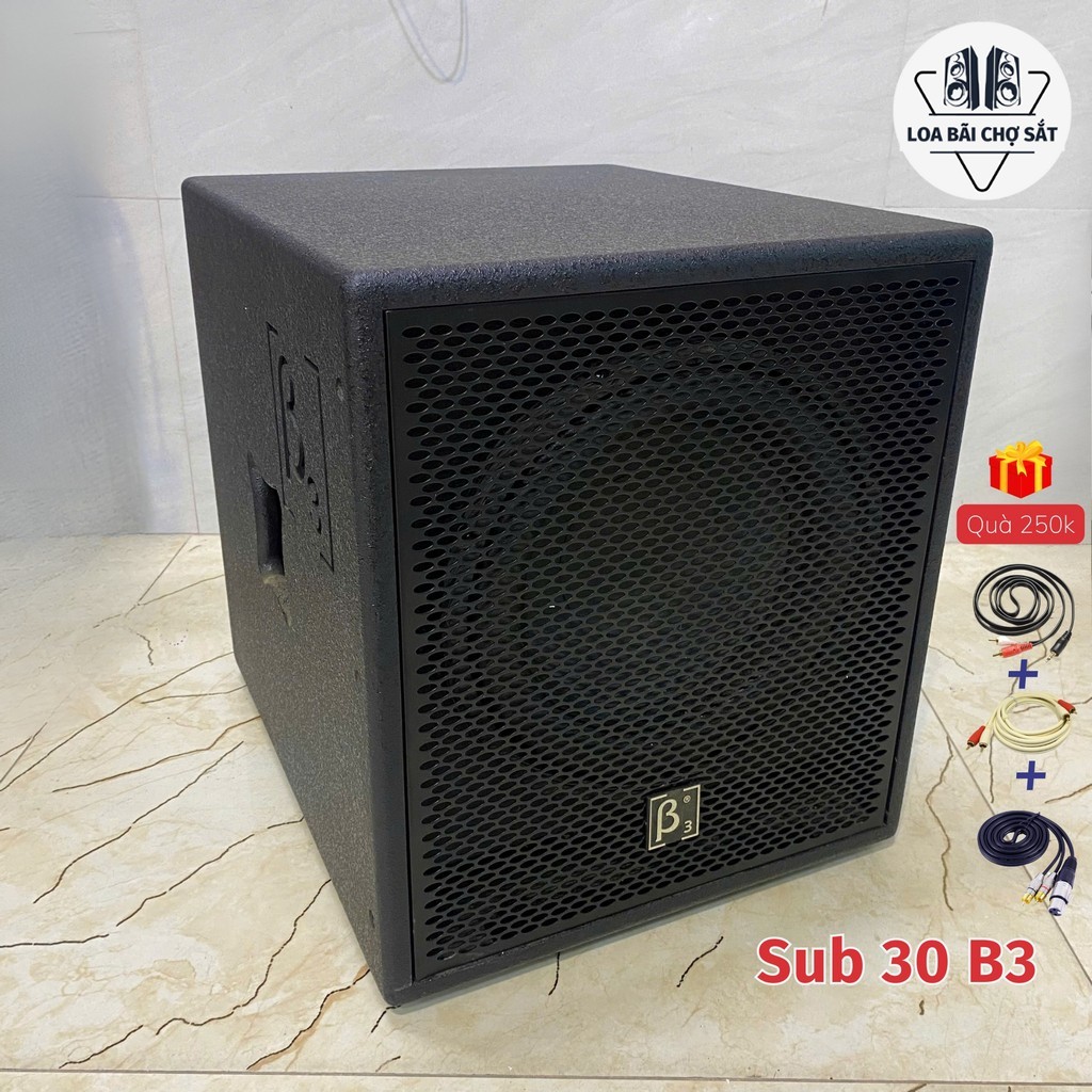 Sub điện bass 30 B3 Hàng bãi Đức 500W Xịn Nòi (Tặng Dây AV), Loa Siêu trầm Bass 30 ấm lực khoẻ