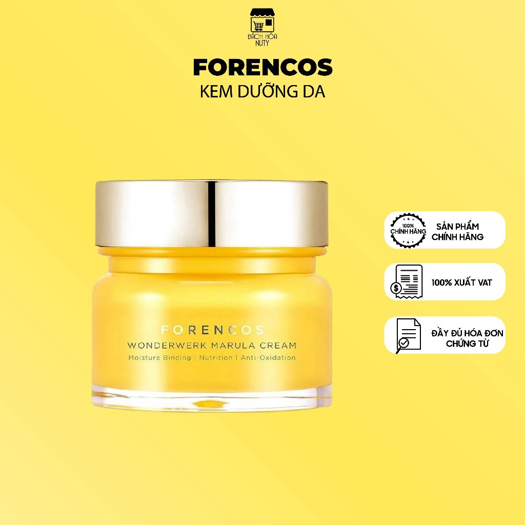 Kem Dưỡng Forencos Wonderwerk Marula Cream Dầu Marula Dưỡng Sáng Da Ban Đêm (10ml/50ml)